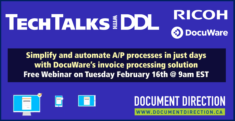 TechTalks with DDL - simplify A/P free webinar Feb 16th at 9am