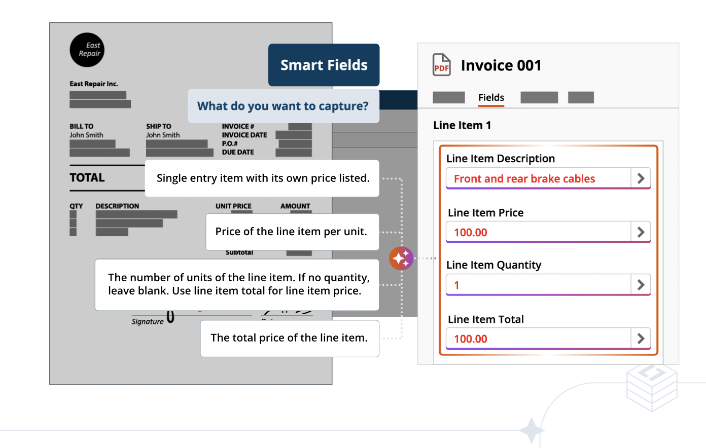 SmartFields Laserfiche Smart Fields