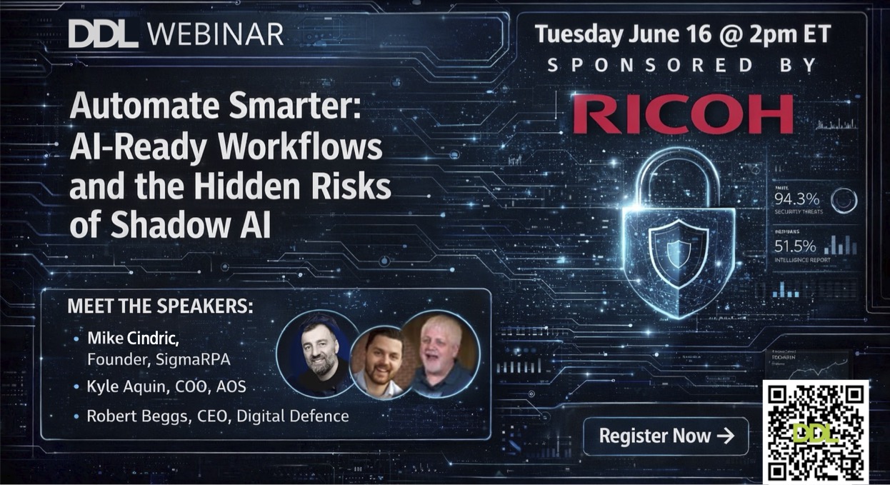 DDL Webinar - June 16 at 2pm ET