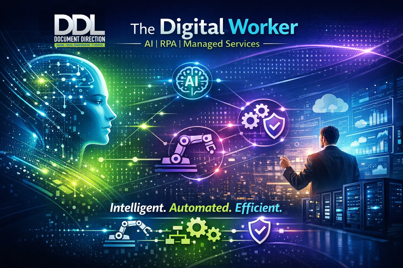 DDL – digital worker artwork DDL - digital worker artwork